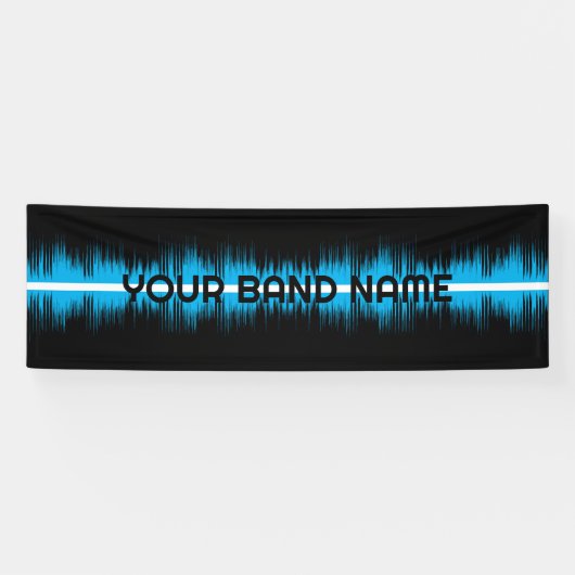 Custom Band Merch DJ Rock Show Music Gig Banner (Horizontaal)