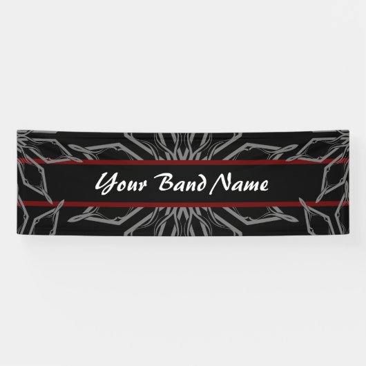 Custom Band Merch DJ Rock Show Music Gig Banner (Horizontaal)