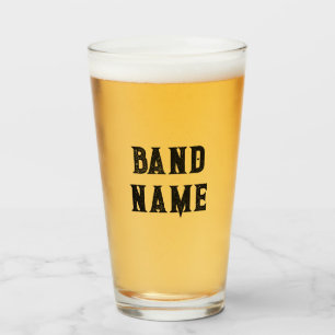 Custom Band Merch Glas