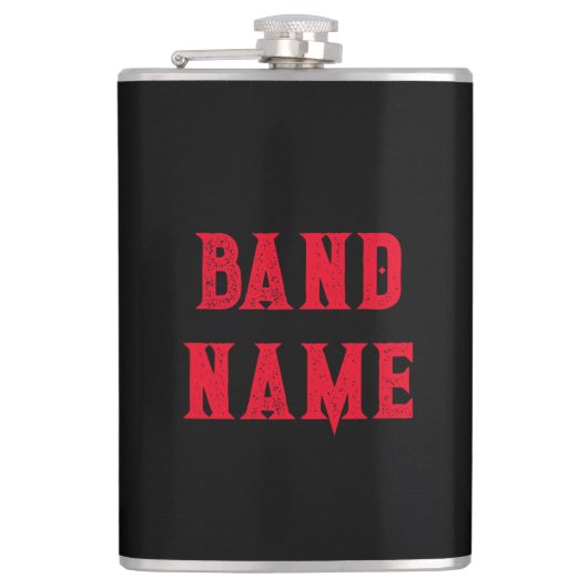 Custom Band Merch Heupfles (Voorkant)