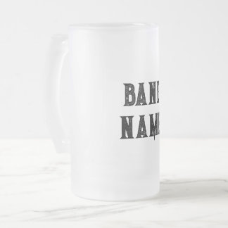 Custom Band Merch Matglas Bierpul