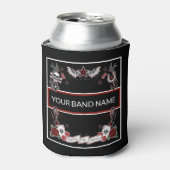 Custom Band Merch Rockabilly Rock & Roll Music Blikjeskoeler (Blikje Voorkant)