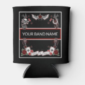 Custom Band Merch Rockabilly Rock & Roll Music Blikjeskoeler (Voorkant)