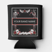 Custom Band Merch Rockabilly Rock & Roll Music Blikjeskoeler (Achterkant)