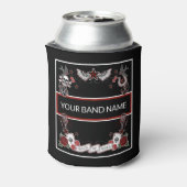 Custom Band Merch Rockabilly Rock & Roll Music Blikjeskoeler (Blikje Achterkant)