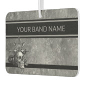 Custom Band Merch Rocker Skull Rock & Roll Music A Luchtverfrisser (Links)