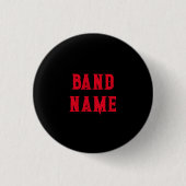 Custom Band Merch Ronde Button 3,2 Cm (Voorkant)