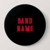 Custom Band Merch Ronde Button 4,0 Cm (Voorkant)