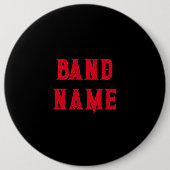 Custom Band Merch Ronde Button 6,0 Cm (Voorkant)