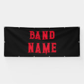 Custom Band Merch Spandoek (Horizontaal)