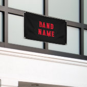 Custom Band Merch Spandoek (Buitenkant Gebouw)
