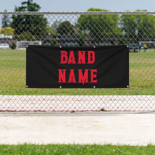 Custom Band Merch Spandoek (Insitu)