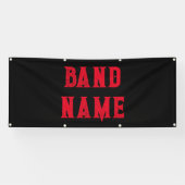 Custom Band Merch Spandoek (Horizontaal)