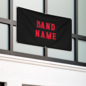 Custom Band Merch Spandoek (Buitenkant Gebouw)