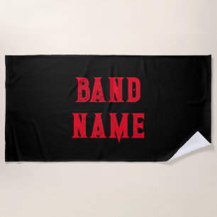 Custom Band Merch Strandlaken