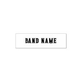 Custom Band Merch Zelfinktende Stempel (Design)