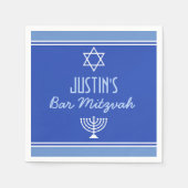 Custom Bar Mitvah party napkins Servet (Voorkant)