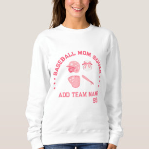 Custom Baseball Mom Squad Sweatshirt Perfect cade