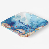 Custom Baseball Theme Party Papieren Bordje (Gebogen)