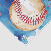 Custom Baseball Theme Party Tissuepapier (Detail)