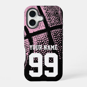 Custom basketbal jersey nummer budget vriendelijk iPhone 16 hoesje