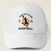 Custom Basketbal Team Speler Trucker Hat Gift Trucker Pet (Voorkant)