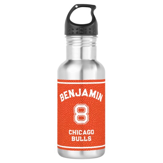 Custom Basketball Modern Kids  Waterfles (Voorkant)