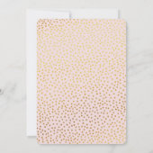 CUSTOM Bat Mitzvah Noteer bleek roze goud LILY MAY Kaart (Achterkant)