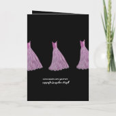 Custom Be My JUNIOR BRIDESMAID - PAARSE toga's (Achterkant)