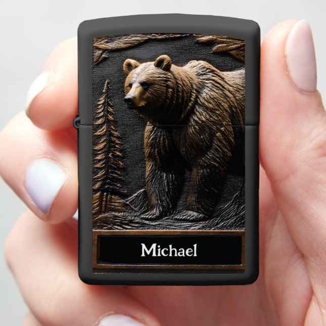 Custom Bear Embossed Design (In Hand)