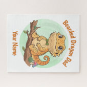 Custom Bearded Dragon Dad Jigsaw Puzzle  (Horizontal)