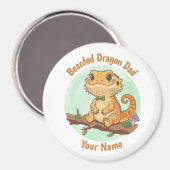 Custom Bearded Dragon Dad Magnet (Recto/Verso)