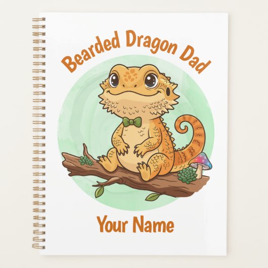 Custom Bearded Dragon Dad Planner (Voorkant)