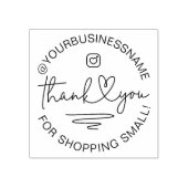 Custom Bedankt Zakelijke verpakking Rubberstempel (Afrduk)