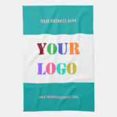 Custom Bedrijf Logo Tekst Keuken Handdoek Uw Kleur (Verticaal)