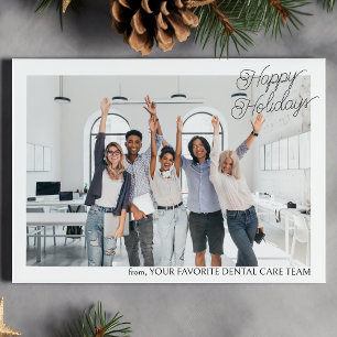 Custom Bedrijfsfoto Logo Business Christmas 2024 Feestdagenkaart