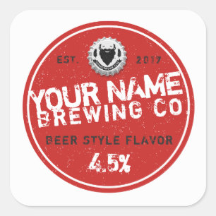 Custom Beer Label Sticker van Garage Monk