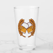 Custom Beer Logo Glass Glas (Voorkant)