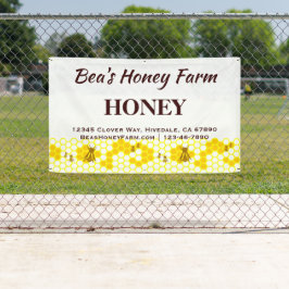 Custom Bees Honey Boerderij 3' x 5' Display Banner
