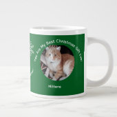 Custom Best Christmas Gift Cat Photo Specialty Mug (Droite)