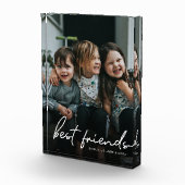 Custom Best Friends Personalized kids Friendship Fotoblokken (Rechts)