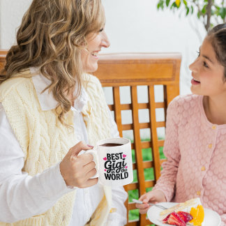 Custom Best Gigi in the World Grandma Mug  Koffiemok