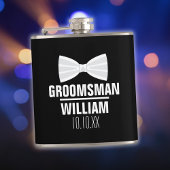 Custom Best Man Groomsman Weddenschap Heupfles