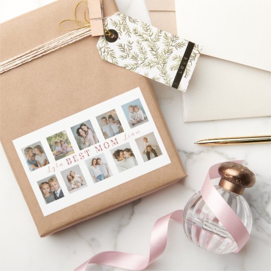 Custom Best Mom Sticker | Mother's Day Gift (Cadeaux)