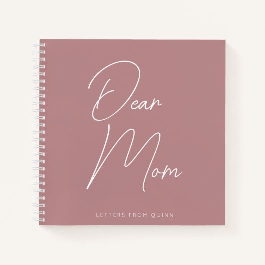 Custom Beste Moeder Ouder Herinneringen Grief Jour Notitieboek (Voorkant)