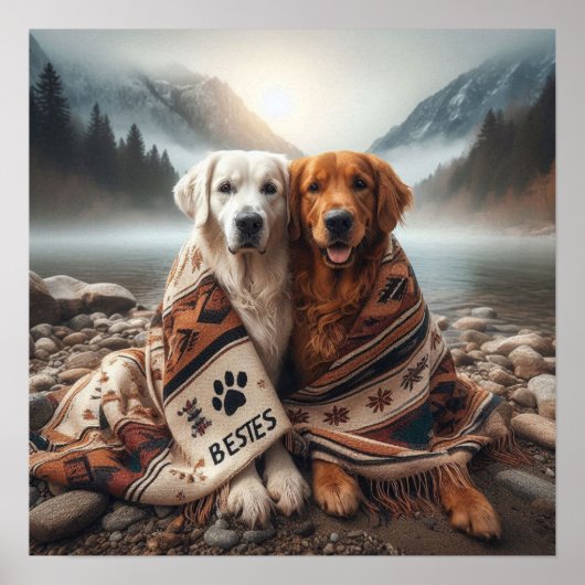 Custom Bestie Dog Poster (Voorkant)