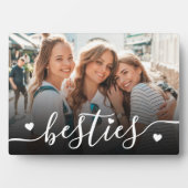 Custom Besties Beste Vrienden Foto Fotoplaat (voorkant)