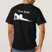 Custom Billiards Pool League Team Gear T-shirt (Achterkant)