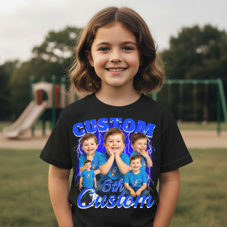 Custom birthday gift bootleg for your Kid 90s Tri-Blend Shirt