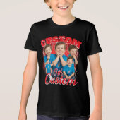 Custom birthday gift bootleg for your Kid 90s Tri-Blend Shirt (Voorkant)